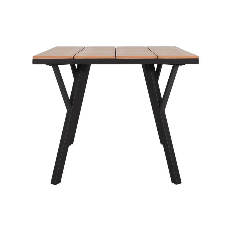 ΜΕΤΑΛΛΙΚΟ ΤΡΑΠΕΖΙ ΚΗΠΟΥ FL6514 ΜΕ ΕΠΙΦΑΝΕΙΑ POLYWOOD ΧΡΩΜΑ ΓΚΡΙ 160x91x72εκ s.of - Image 4