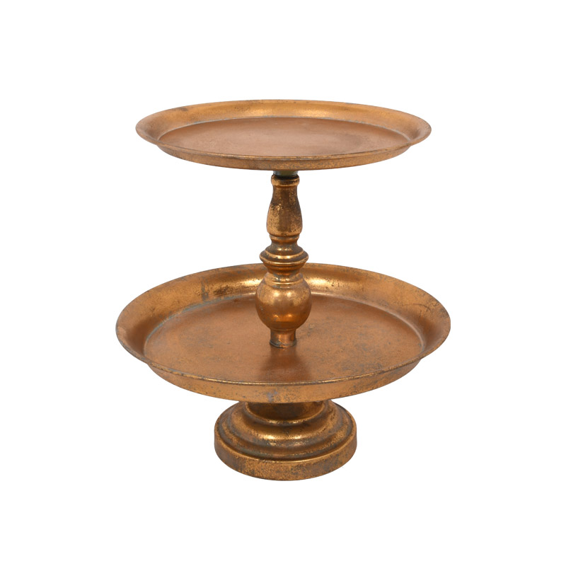 ΜΕΤΑΛΛΙΚΟΣ ΔΙΠΛΟΣ ΔΙΣΚΟΣ ΧΡΥΣΟΣ 35x32x31εκ