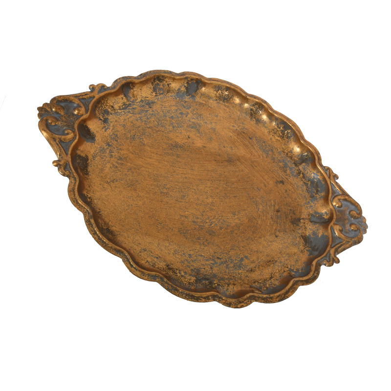 ΜΕΤΑΛΛΙΚΟΣ ΔΙΣΚΟΣ ΧΡΥΣΟΣ 37x30.5x5εκ