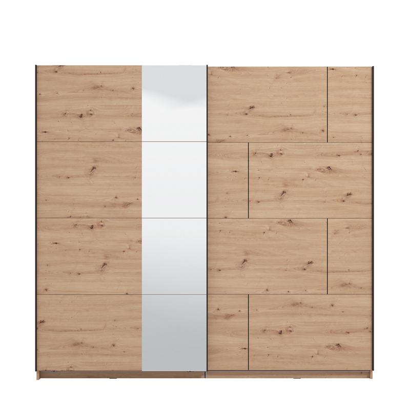 ΝΤΟΥΛΑΠΑ ALERIA 220 OG h205 ARTISAN OΑΚ ΧΡΩΜΑ 220x61x205εκ - Image 3