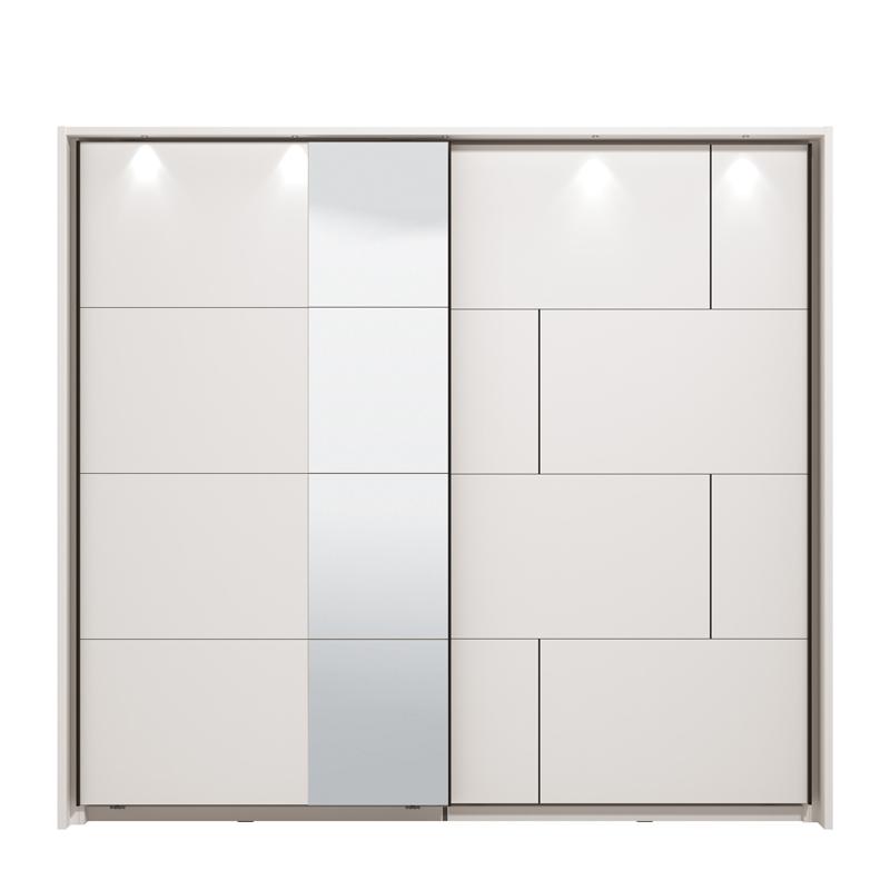 ΝΤΟΥΛΑΠΑ ALERIA 220 OG h205 ΛΕΥΚΟ ΧΡΩΜΑ 220x61x205εκ - Image 3