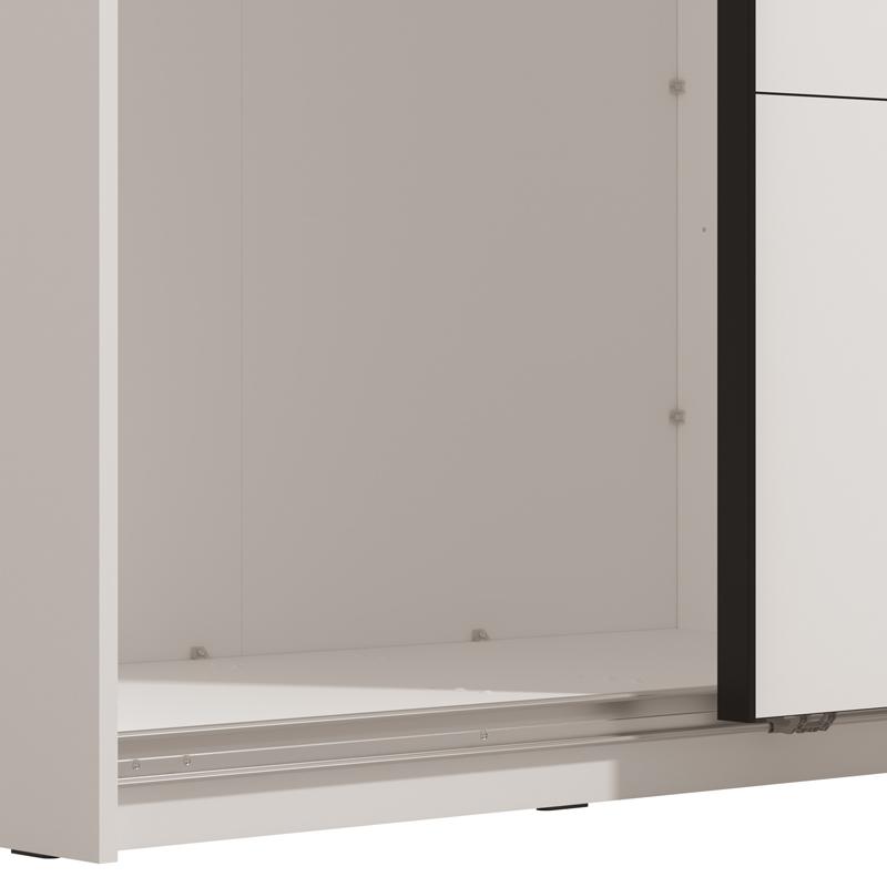 ΝΤΟΥΛΑΠΑ ALERIA 220 OG h205 ΛΕΥΚΟ ΧΡΩΜΑ 220x61x205εκ - Image 5