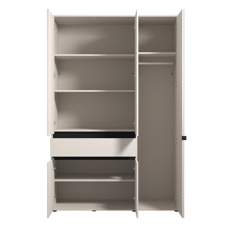 ΝΤΟΥΛΑΠΑ CORBETT 3K1F1O h211 CASHMERE/ΜΑΥΡΟ ΜΑΤ ΧΡΩΜΑ 138x55x211εκ - Image 4