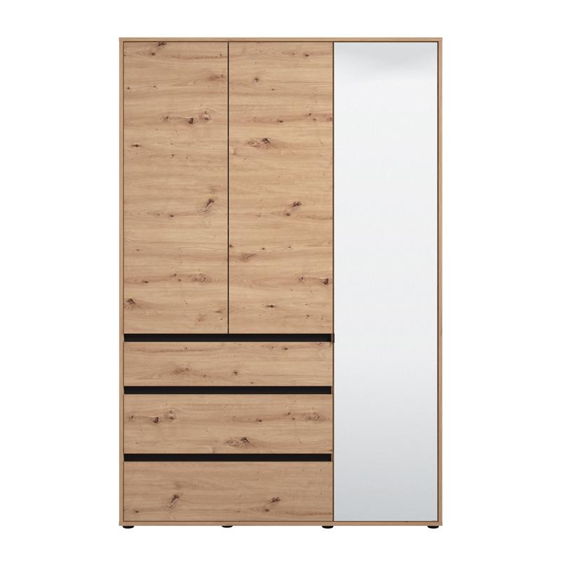 ΝΤΟΥΛΑΠΑ CORBETT 3K3F1O h211 ARTISAN/ΜΑΥΡΟ ΜΑΤ ΧΡΩΜΑ 138x55x211εκ - Image 3