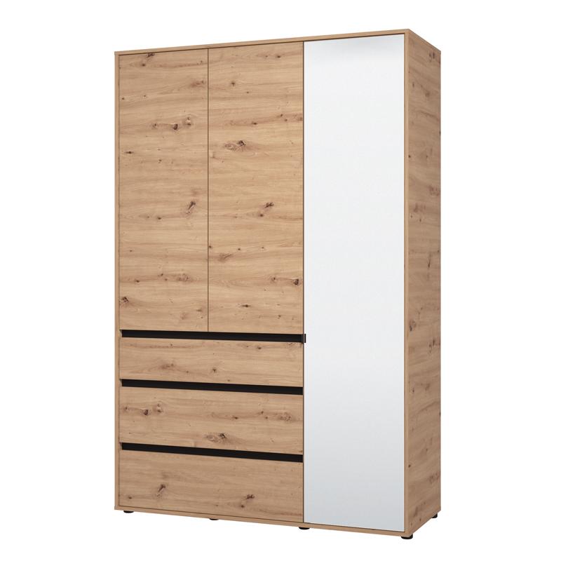 ΝΤΟΥΛΑΠΑ CORBETT 3K3F1O h211 ARTISAN/ΜΑΥΡΟ ΜΑΤ ΧΡΩΜΑ 138x55x211εκ - Image 5