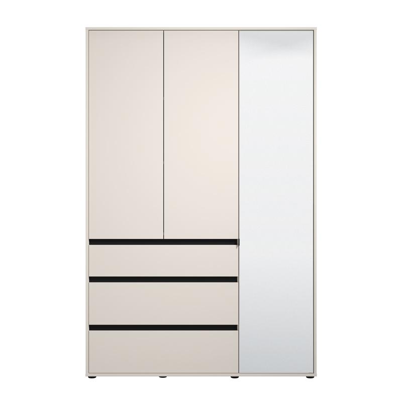 ΝΤΟΥΛΑΠΑ CORBETT 3K3F1O h211 CASHMERE/ΜΑΥΡΟ ΜΑΤ ΧΡΩΜΑ 138x55x211εκ - Image 3