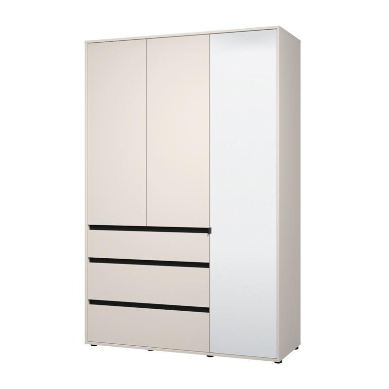 ΝΤΟΥΛΑΠΑ CORBETT 3K3F1O h211 CASHMERE/ΜΑΥΡΟ ΜΑΤ ΧΡΩΜΑ 138x55x211εκ - Image 5