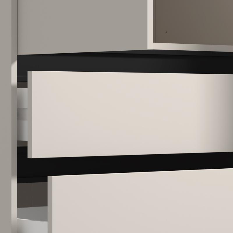 ΝΤΟΥΛΑΠΑ CORBETT 3K3F1O h211 CASHMERE/ΜΑΥΡΟ ΜΑΤ ΧΡΩΜΑ 138x55x211εκ - Image 6