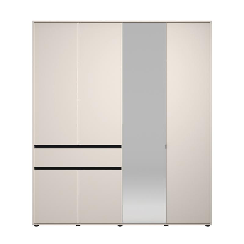 ΝΤΟΥΛΑΠΑ CORBETT 4K1F1O h211 CASHMERE/ΜΑΥΡΟ ΜΑΤ ΧΡΩΜΑ 183x55x211εκ - Image 3