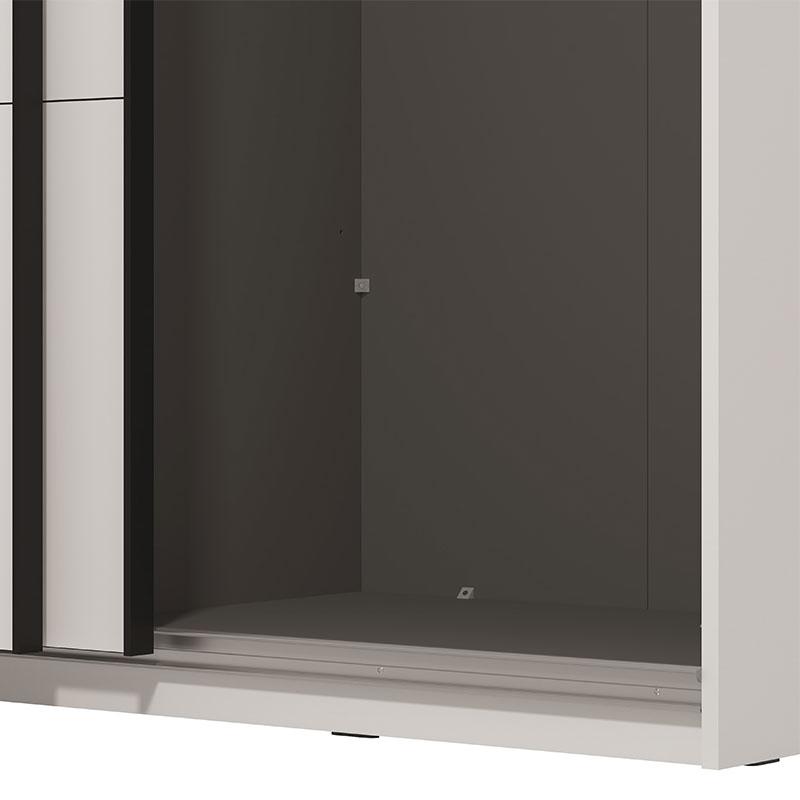 ΝΤΟΥΛΑΠΑ GARD 150 h217 ΛΕΥΚΟ ΧΡΩΜΑ 146x61x218εκ - Image 6