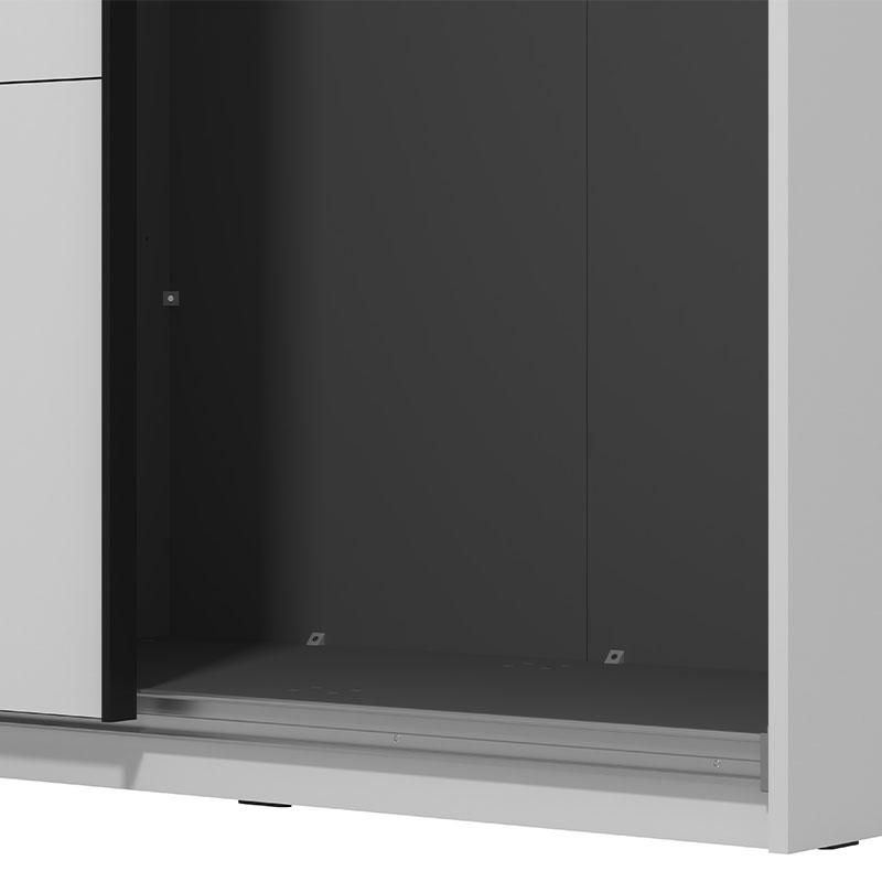 ΝΤΟΥΛΑΠΑ GARD 200 h217 ΛΕΥΚΟ ΧΡΩΜΑ 195x61x218εκ - Image 5