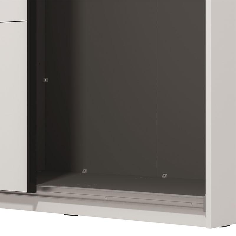 ΝΤΟΥΛΑΠΑ GARD 200 OG h217 ΜΕ ΚΑΘΡΕΦΤΗ ΛΕΥΚΟ ΧΡΩΜΑ 195x61x218εκ - Image 5