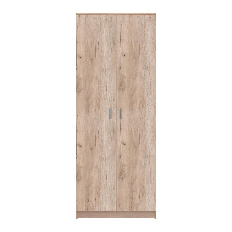 ΝΤΟΥΛΑΠΑ HANA 2Κ GREY OAK 80x52x205εκ - Image 3