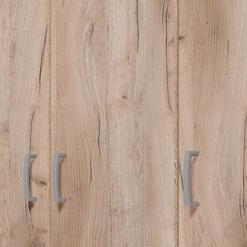 ΝΤΟΥΛΑΠΑ HANA 3K GREY OAK 120x52x205εκ - Image 6