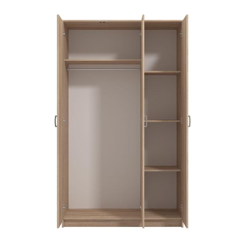 ΝΤΟΥΛΑΠΑ HANA 3K SONOMA 120x52x205εκ - Image 4
