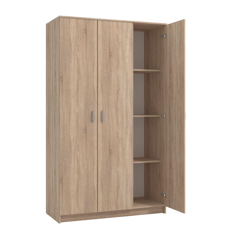 ΝΤΟΥΛΑΠΑ HANA 3K SONOMA 120x52x205εκ - Image 6