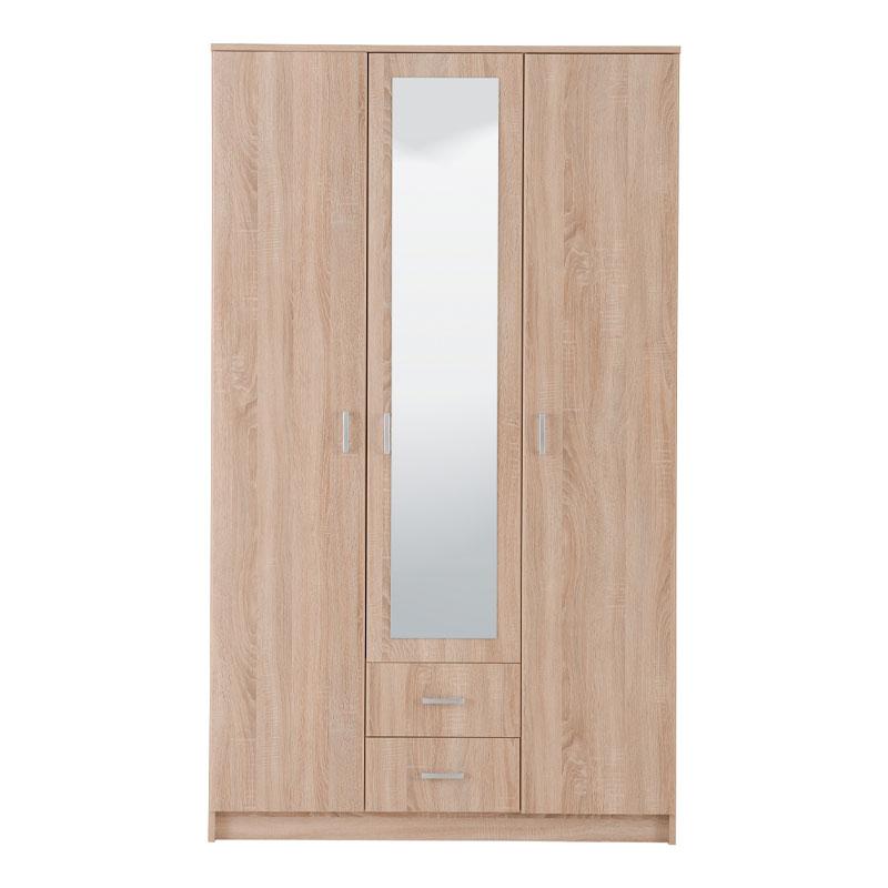 ΝΤΟΥΛΑΠΑ HANA 3K2FO SONOMA 120x52x205εκ - Image 3