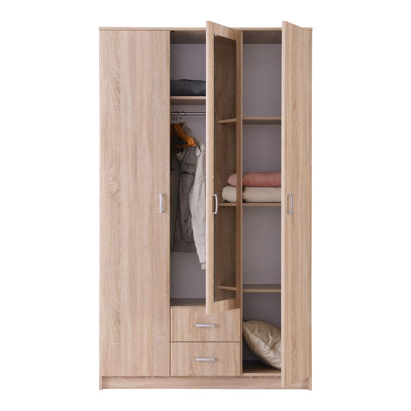 ΝΤΟΥΛΑΠΑ HANA 3K2FO SONOMA 120x52x205εκ - Image 5