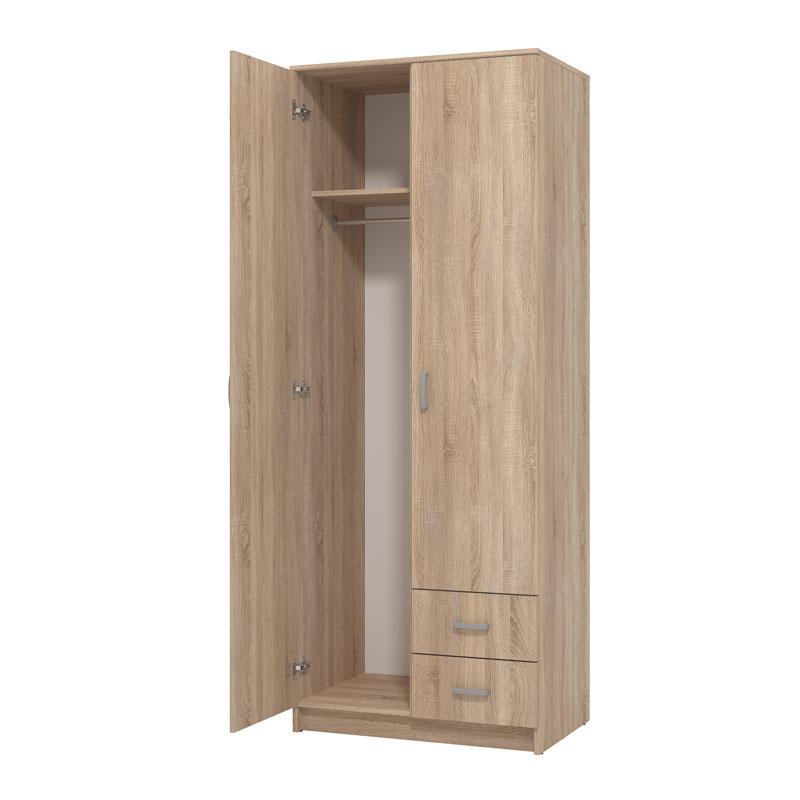 ΝΤΟΥΛΑΠΑ HANA SONOMA 2K3P2F 80x52x205εκ - Image 4