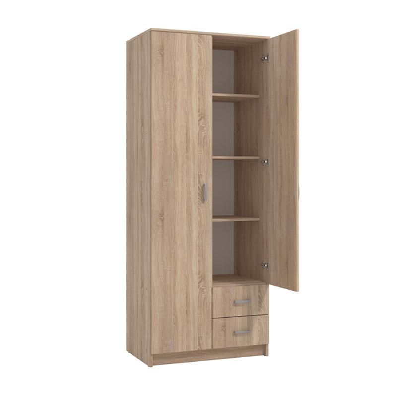 ΝΤΟΥΛΑΠΑ HANA SONOMA 2K3P2F 80x52x205εκ - Image 5