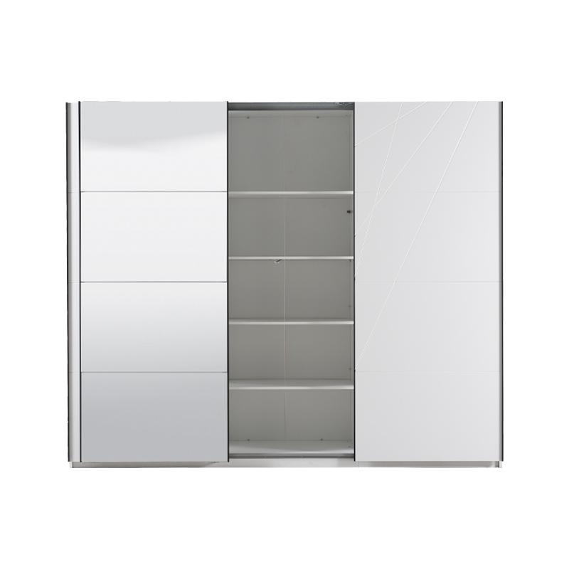 ΝΤΟΥΛΑΠΑ KSANTI 270 OG M ΜΕ ΚΑΘΡΕΦΤΗ ΛΕΥΚΗ-ΛΕΥΚΗ ΛΑΚΑ 262.5x65.5x224εκ - Image 4