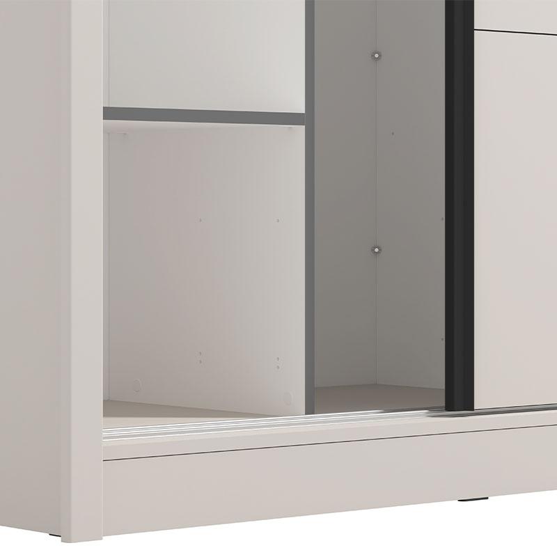 ΝΤΟΥΛΑΠΑ ΜΕ ΚΑΘΡΕΦΤΗ ALBI 205 CASHMERE ΧΡΩΜΑ 205x60x216εκ - Image 5