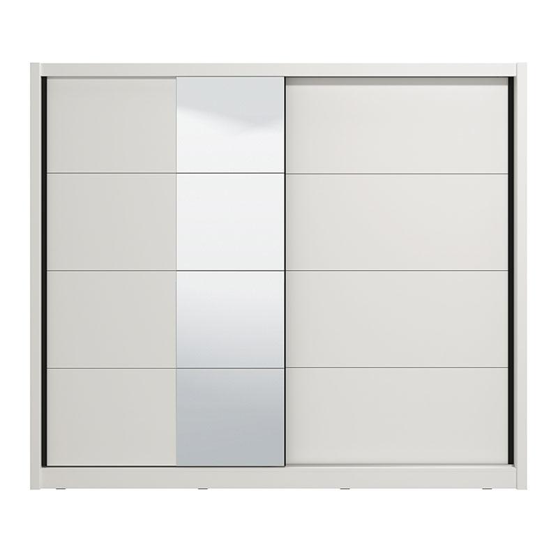 ΝΤΟΥΛΑΠΑ ΜΕ ΚΑΘΡΕΦΤΗ ALBI 245 ΛΕΥΚΟ ΧΡΩΜΑ 245x60x216εκ - Image 3