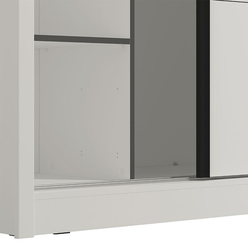 ΝΤΟΥΛΑΠΑ ΜΕ ΚΑΘΡΕΦΤΗ ALBI 245 ΛΕΥΚΟ ΧΡΩΜΑ 245x60x216εκ - Image 6