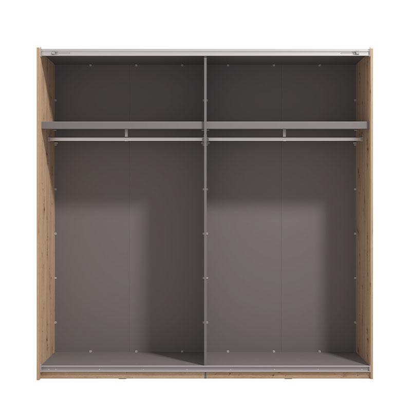 ΝΤΟΥΛΑΠΑ ΜΕ ΚΑΘΡΕΦΤΗ MODENA 245 OG H217 ARTISAN ΟΑΚ-CASHMERE ΧΡΩΜΑ 245x62x218εκ - Image 4