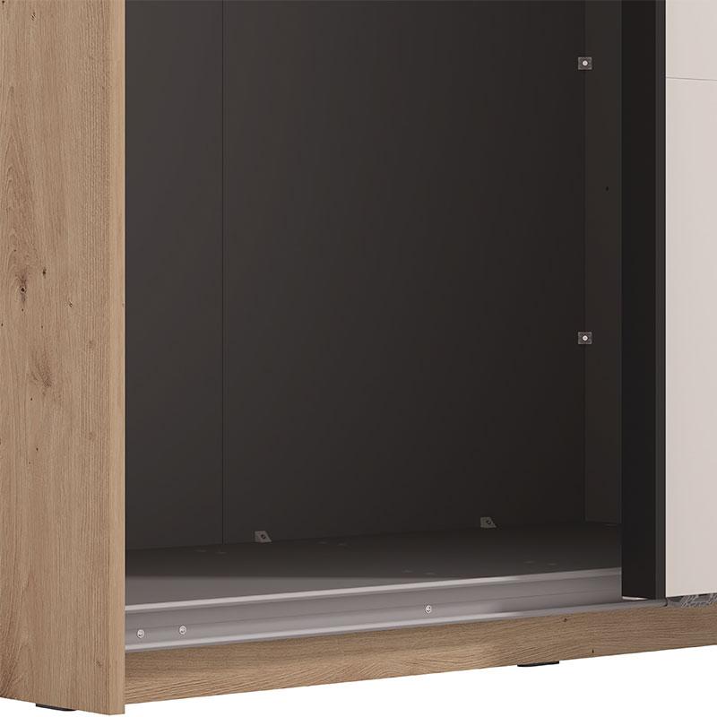 ΝΤΟΥΛΑΠΑ ΜΕ ΚΑΘΡΕΦΤΗ MODENA 245 OG H217 ARTISAN ΟΑΚ-CASHMERE ΧΡΩΜΑ 245x62x218εκ - Image 6