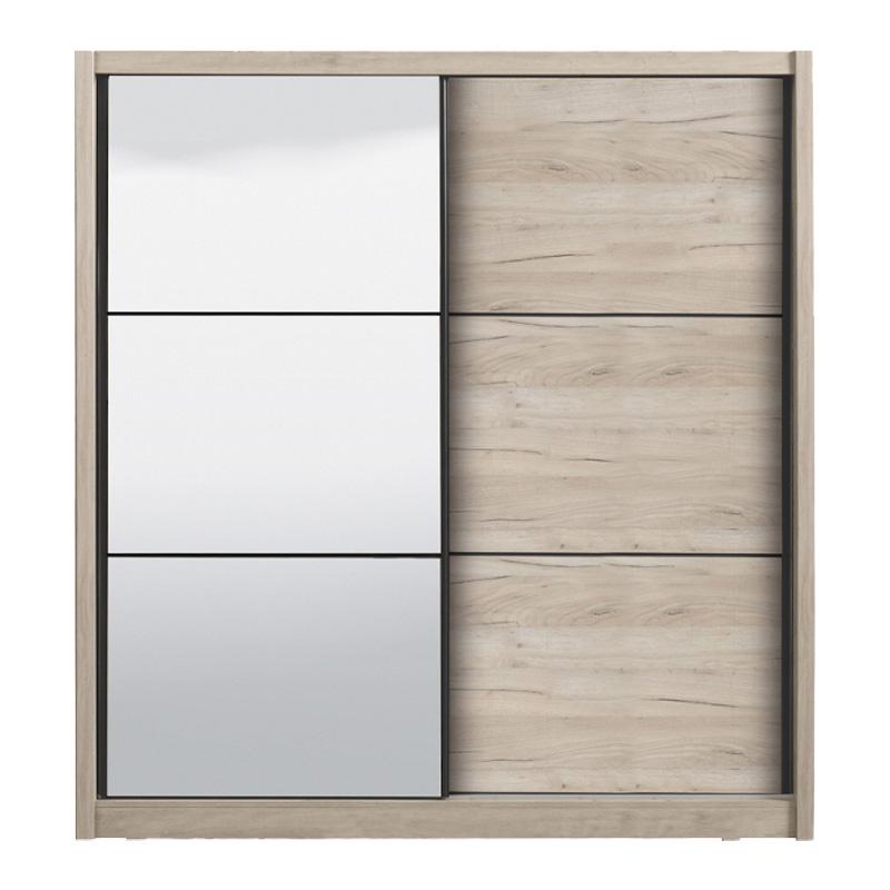 ΝΤΟΥΛΑΠΑ NAVARA ΜΕ ΚΑΘΡΕΦΤΗ 215 OG GREY OAK 213x60x215,5 - Image 3