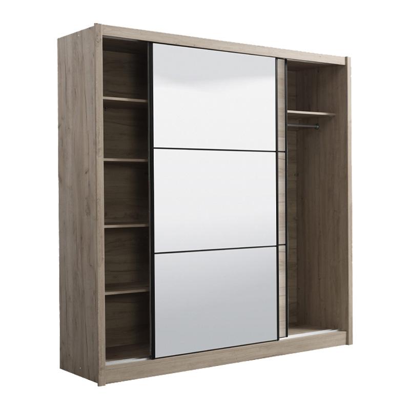 ΝΤΟΥΛΑΠΑ NAVARA ΜΕ ΚΑΘΡΕΦΤΗ 215 OG GREY OAK 213x60x215,5 - Image 4