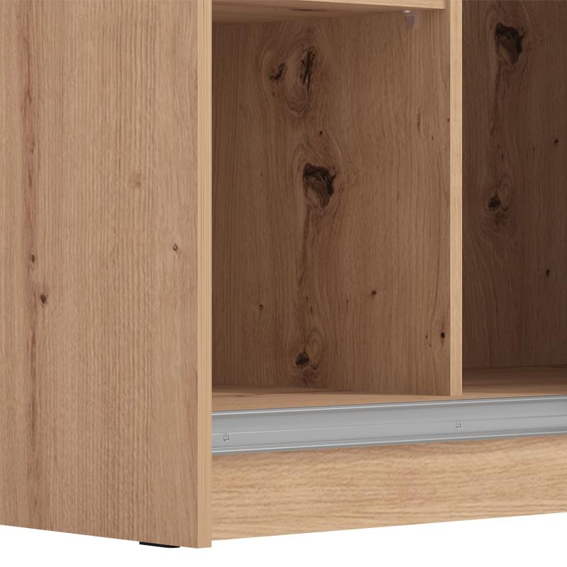 ΝΤΟΥΛΑΠΑ MONDEGO 220 OG ΜΕ ΚΑΘΡΕΦΤΗ ARTISAN-ΛΕΥΚΗ ΛΑΚΑ 217x62.5x210εκ - Image 4