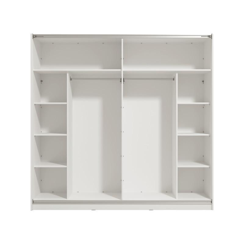 ΝΤΟΥΛΑΠΑ MONDEGO 220 OG ΜΕ ΚΑΘΡΕΦΤΗ ΛΕΥΚΗ-ΛΕΥΚΗ ΛΑΚΑ 217x62.5x210εκ - Image 5