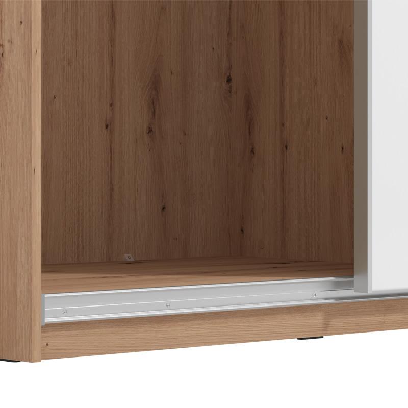 ΝΤΟΥΛΑΠΑ MONDEGO 270 POG ΜΕ ΚΑΘΡΕΦΤΗ ARTISAN-ΛΕΥΚΗ ΛΑΚΑ 262.5x62.5x224εκ - Image 4