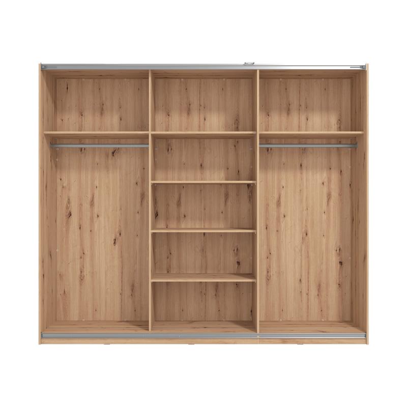 ΝΤΟΥΛΑΠΑ MONDEGO 270 POG ΜΕ ΚΑΘΡΕΦΤΗ ARTISAN-ΛΕΥΚΗ ΛΑΚΑ 262.5x62.5x224εκ - Image 5