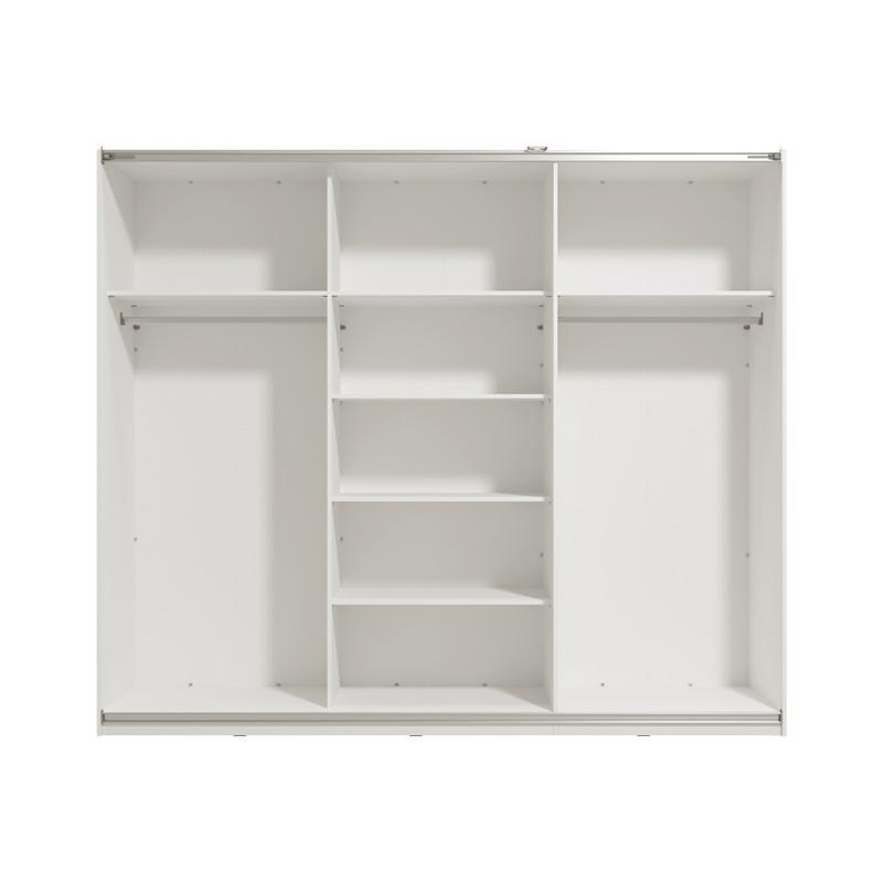 ΝΤΟΥΛΑΠΑ MONDEGO 270 POG ΜΕ ΚΑΘΡΕΦΤΗ ΛΕΥΚΗ-ΛΕΥΚΗ ΛΑΚΑ 262.5x62.5x224cm - Image 5