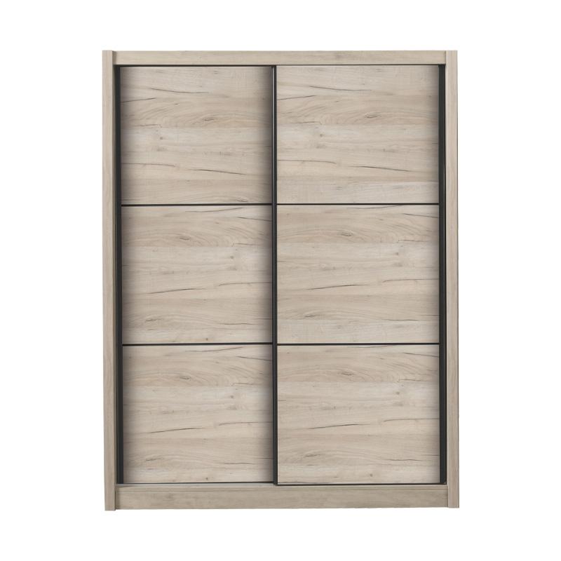 ΝΤΟΥΛΑΠΑ NAVARA 165 GREY OAK 166x60x215,5εκ - Image 3