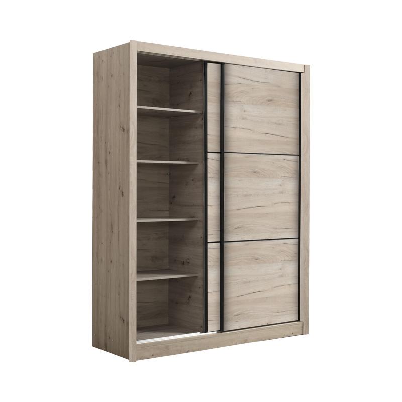ΝΤΟΥΛΑΠΑ NAVARA 165 GREY OAK 166x60x215,5εκ - Image 4