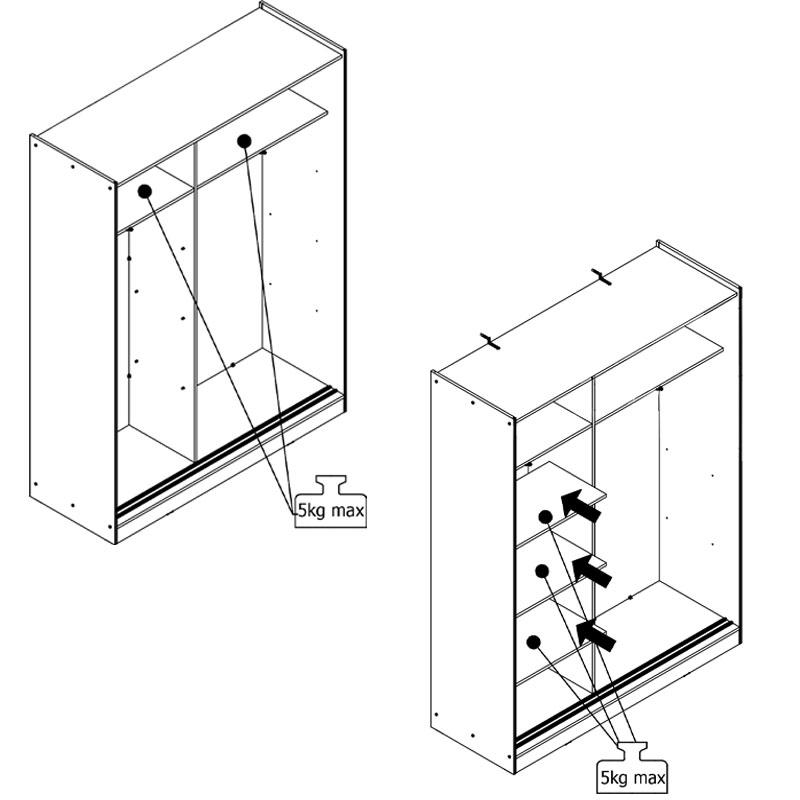 ΝΤΟΥΛΑΠΑ NAVARA 165 ΜΕ ΚΑΘΡΕΦΤΗ ARTISAN OAK 166x60x215,5 - Image 8