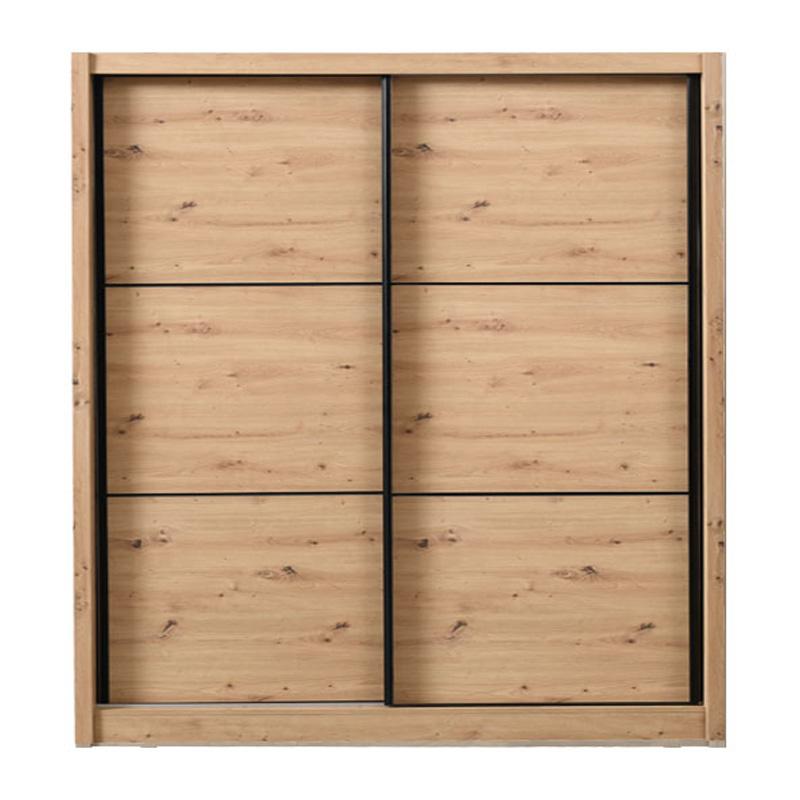 ΝΤΟΥΛΑΠΑ NAVARA 215 ΑRTISAN OAK 213x60x215,5εκ - Image 3