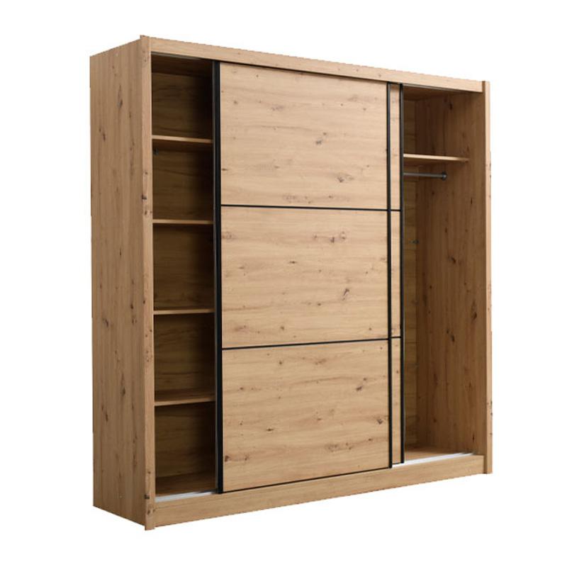 ΝΤΟΥΛΑΠΑ NAVARA 215 ΑRTISAN OAK 213x60x215,5εκ - Image 4