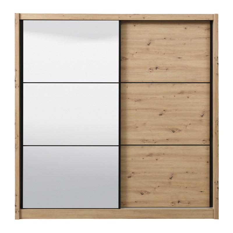 ΝΤΟΥΛΑΠΑ NAVARA ΜΕ ΚΑΘΡΕΦΤΗ 215 OG ARTISAN OAK 213x60x215,5εκ - Image 3