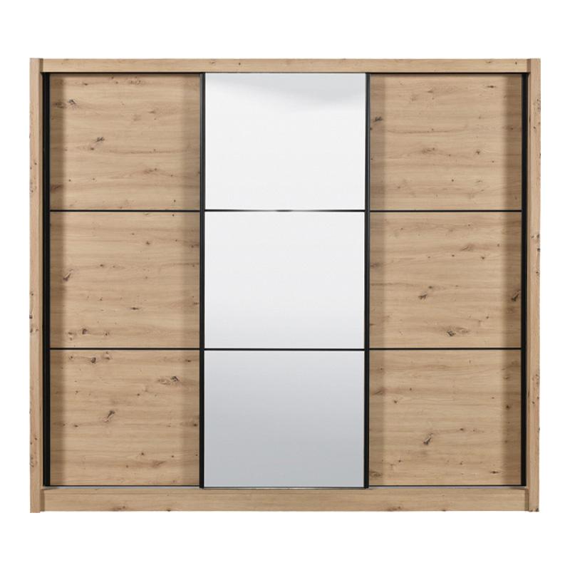 ΝΤΟΥΛΑΠΑ NAVARA ΜΕ ΚΑΘΡΕΦΤΗ 245 OG ARTISAN OAK 242x60x215,5εκ - Image 3