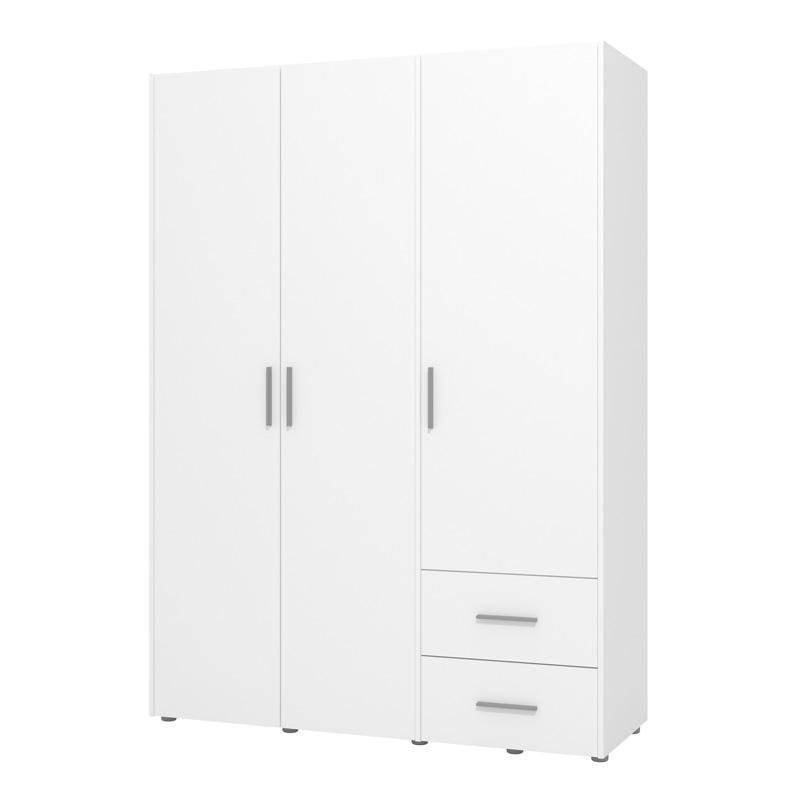 ΝΤΟΥΛΑΠΑ PARNAS 3K2F ΛΕΥΚΟ 149x54x208εκ - Image 4