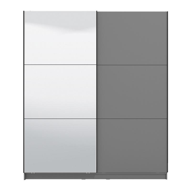 ΝΤΟΥΛΑΠΑ SIERRA 180 ΜΕ ΚΑΘΡΕΦΤΗ ΓΚΡΙ 180x62.5x210εκ - Image 3