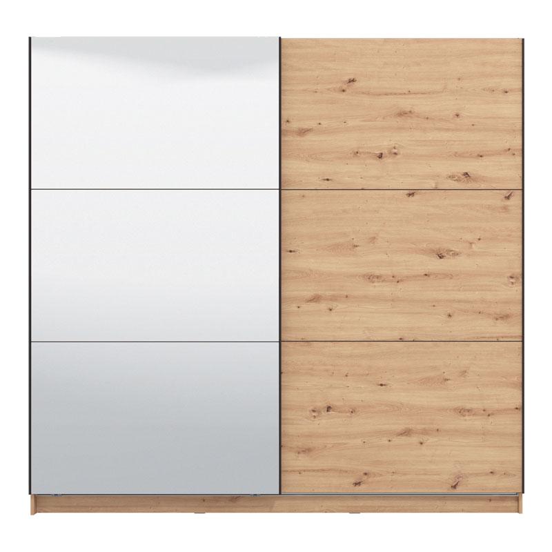 ΝΤΟΥΛΑΠΑ SIERRA 220 ΜΕ ΚΑΘΡΕΦΤΗ ARTISAN OAK 217x62.5x210εκ - Image 3