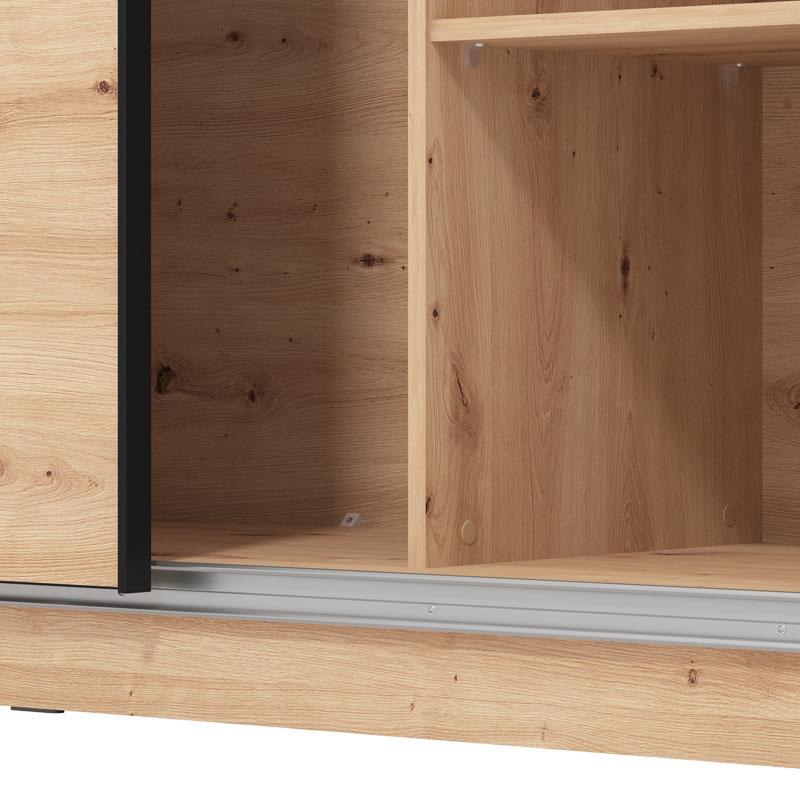 ΝΤΟΥΛΑΠΑ SIERRA 220 ΜΕ ΚΑΘΡΕΦΤΗ ARTISAN OAK 217x62.5x210εκ - Image 5