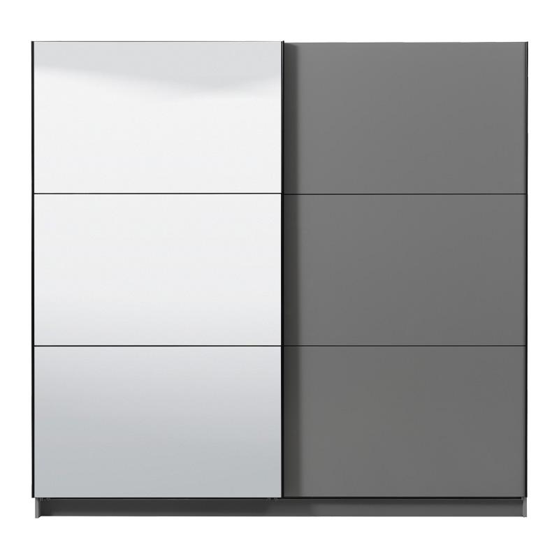 ΝΤΟΥΛΑΠΑ SIERRA 220 ΜΕ ΚΑΘΡΕΦΤΗ ΓΚΡΙ ΧΡΩΜΑ 217x62.5x210εκ - Image 3