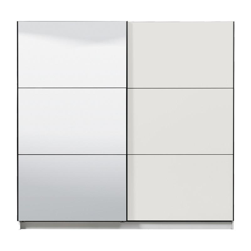 ΝΤΟΥΛΑΠΑ SIERRA 220 ΜΕ ΚΑΘΡΕΦΤΗ ΛΕΥΚΟ ΧΡΩΜΑ 217x62.5x210εκ - Image 3